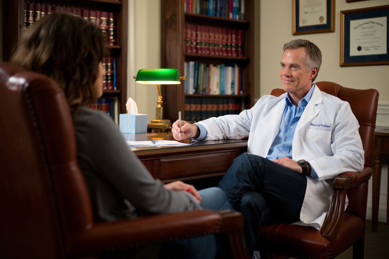 Диагностика зависимости Врач проводит консультацию